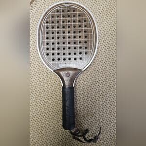 Vintage Sportcraft Wood Paddle Tennis Racket with Black Grip